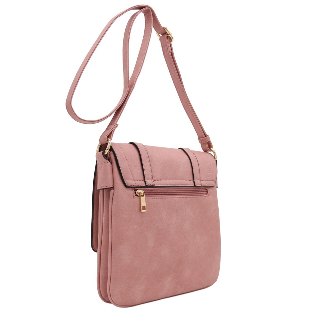 ALYSSA • Large Flapover Crossbody Bag - Picture 8 of 13
